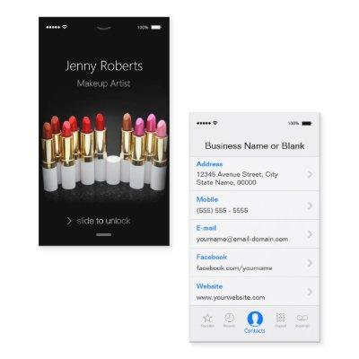 Unique iPhone iOS Style - Lipstick Makeup Artist