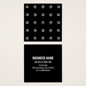 Unique Modern Logo Pattern Template | Black