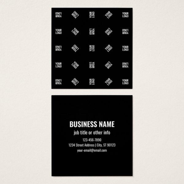 Unique Modern Logo Pattern Template | Black