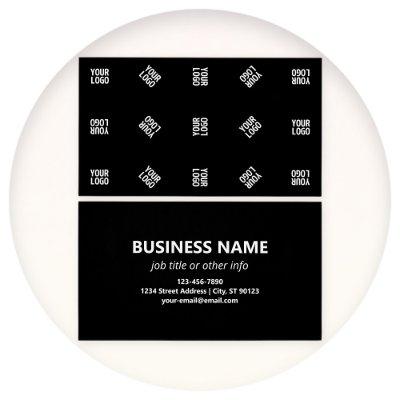 Unique Modern Logo Pattern Template | Black