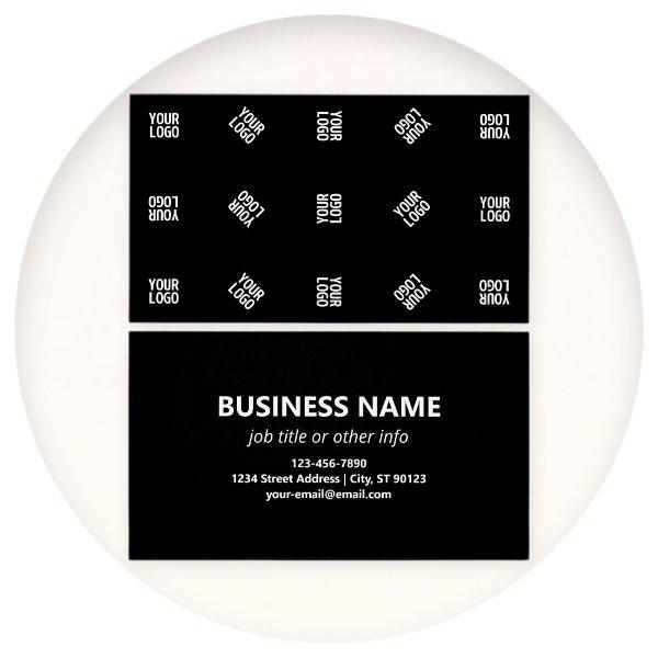 Unique Modern Logo Pattern Template | Black
