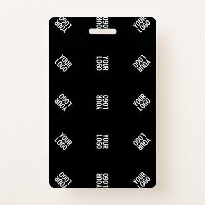 Unique Modern Logo Pattern Template | Black Badge