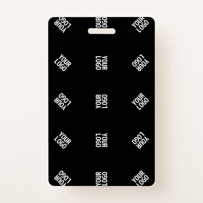 Unique Modern Logo Pattern Template | Black Badge