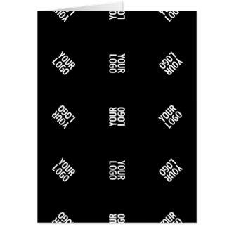Unique Modern Logo Pattern Template | Black Card