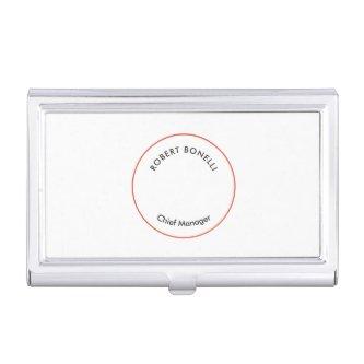 Unique Modern Minimalist Red Black White Curvature  Case