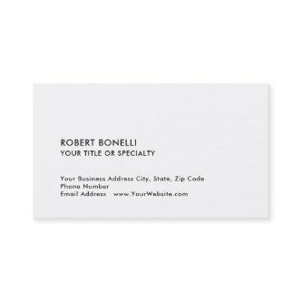Unique Modern Minimalist Standard Size Black White