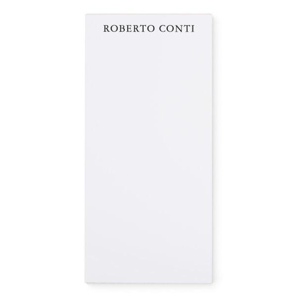 Unique Modern Plain Minimalist Magnetic Notepad