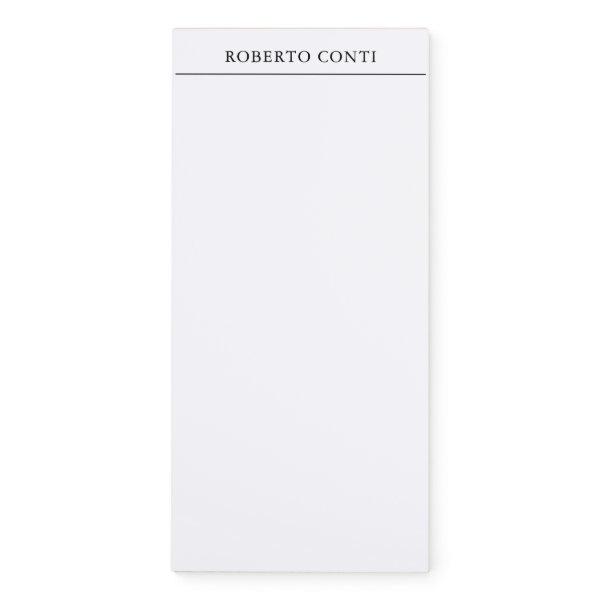 Unique Modern Plain Minimalist Magnetic Notepad