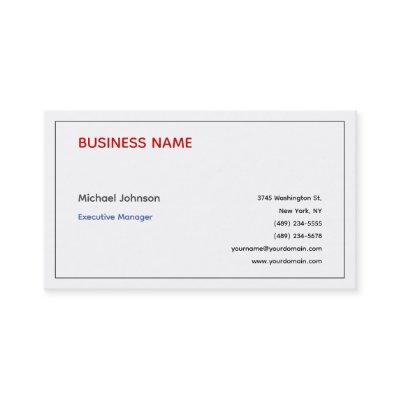 Unique modern professional minimalist chic