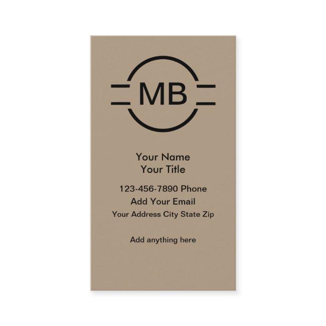 Unique Monogram Professional
