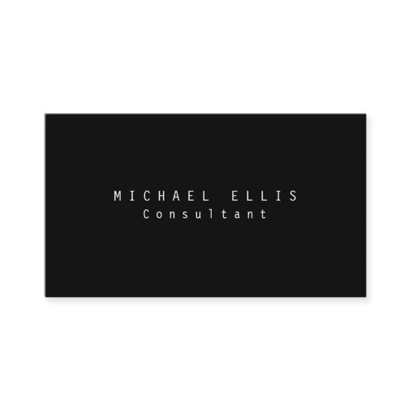 Unique Original Black White Professional Plain