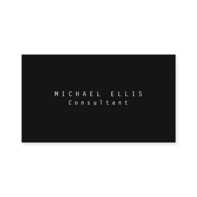 Unique Original Black White Professional Plain