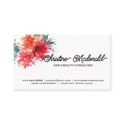 Unique Original , Watercolor  Floral