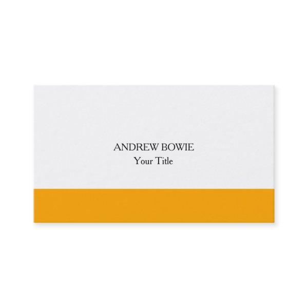 Unique Original Plain Minimalist Orange White
