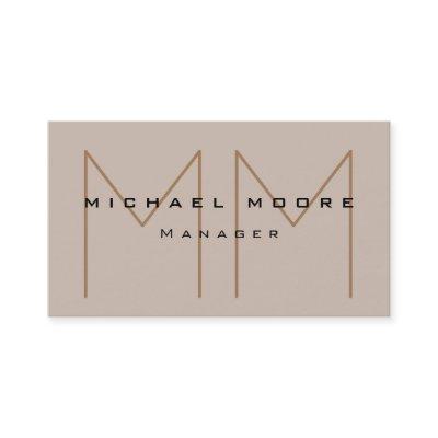 Unique Pastel Tones Initials Monogram Cute