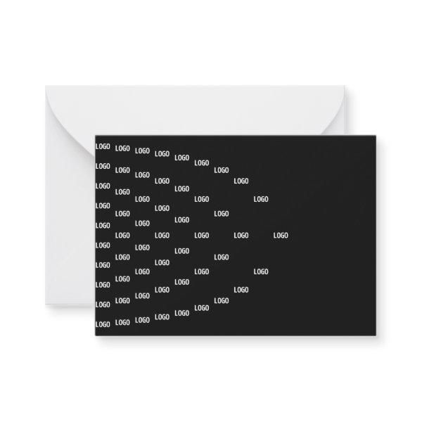 Unique Pattern Featuring Your Logo/Uploaded Image Note Card
