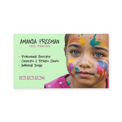 Unique Pink and Green Kids Face Painter