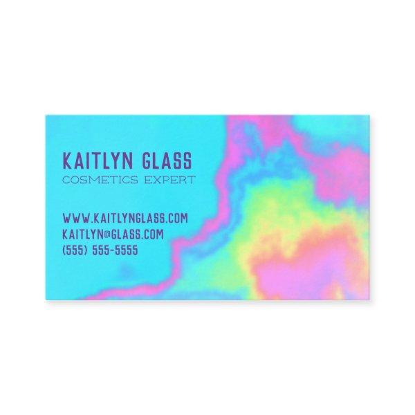 Unique Rainbow "Geode" Design