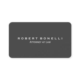 Unique Rounded Corner Grey Lawyer