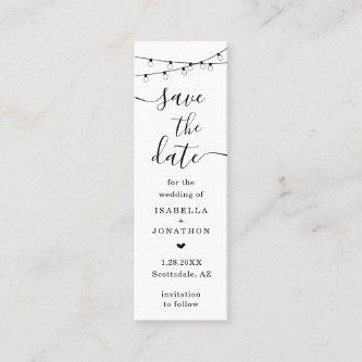 Unique Save the Date Bookmark Bookmark Mini