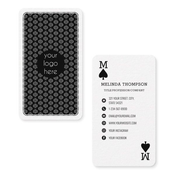 Unique Spades Business Logo Playing