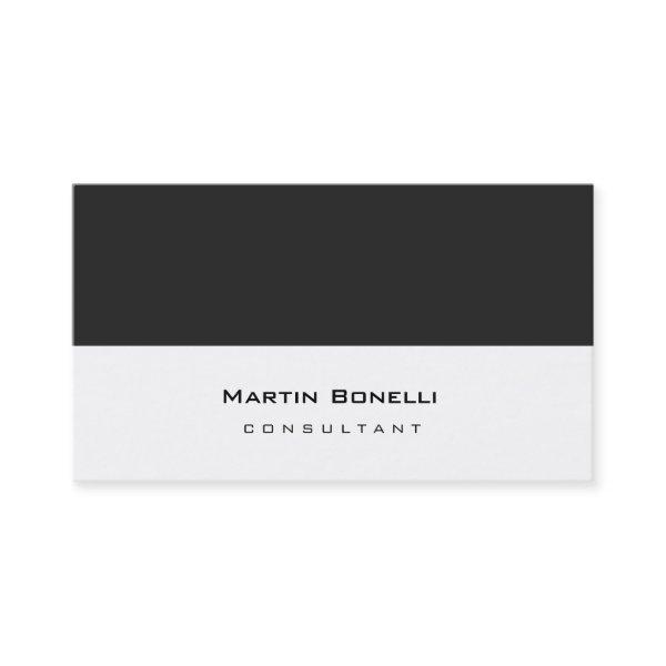 Unique White Grey Modern Consultant
