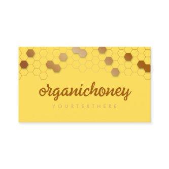 Unique Yellow Honeycomb Farm Apiary Organic Design