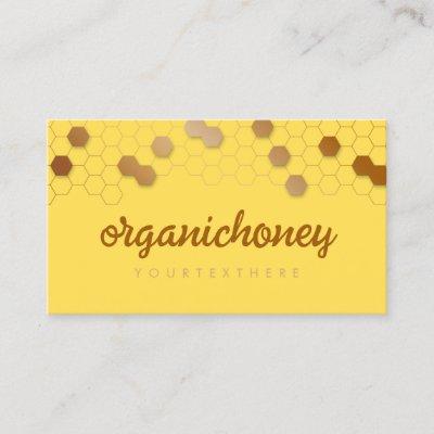 Unique Yellow Honeycomb Farm Apiary Organic Design