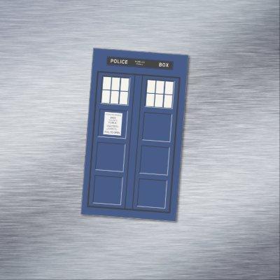 United Kingdom - Blue Police Public Call Box 1  Magnet