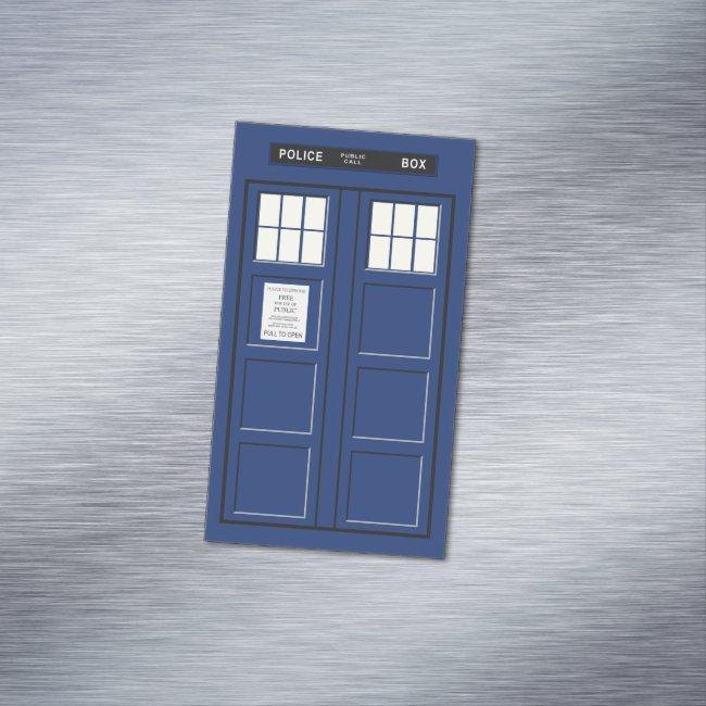 United Kingdom - Blue Police Public Call Box 1 Magnet