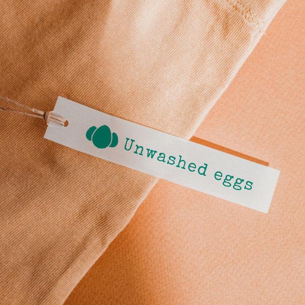 Unwashed Eggs Carton Egg Carton Stamp