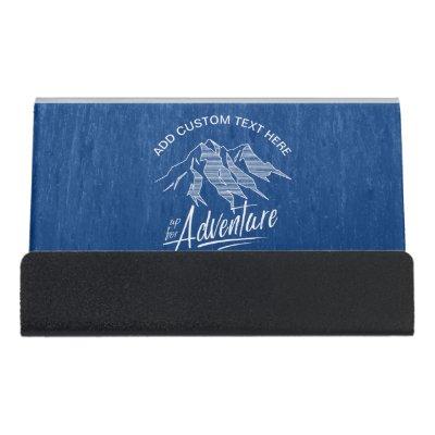 Up For Adventure Mountains White ID358 Desk  Holder