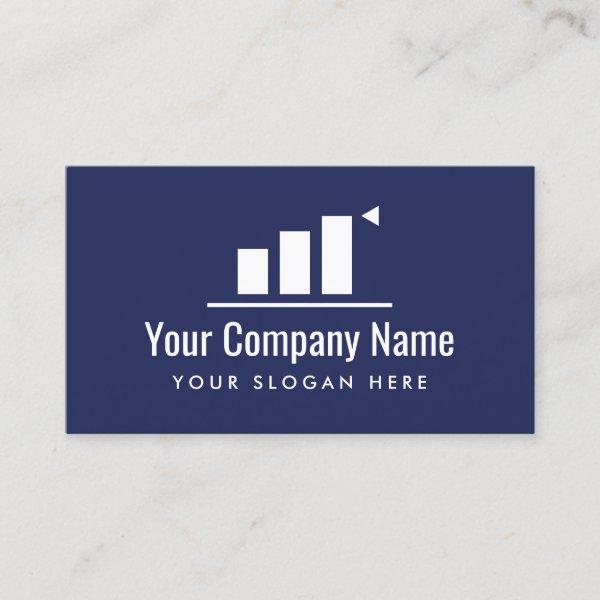 Up going graph company logo  template