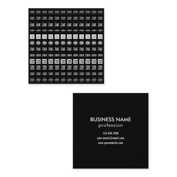 Up to 12 Different Logos or Uploaded Images Square