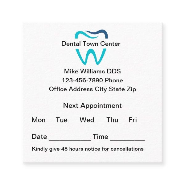 Updated Dentist Appointment Reminder