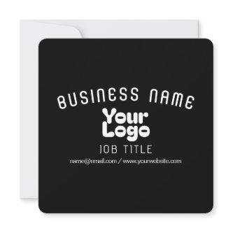 Upload Logo | Black & White (editable)