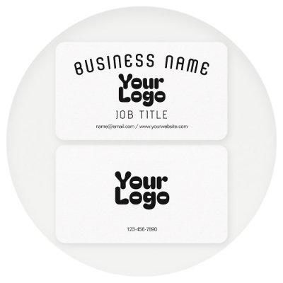 Upload Logo | Black & White (editable)