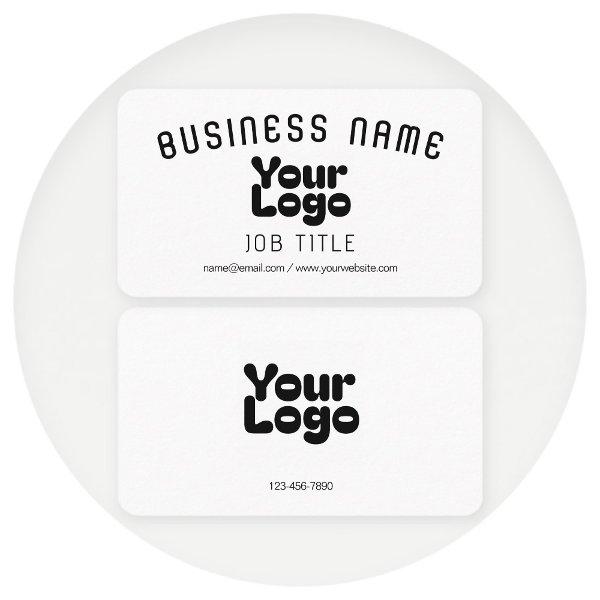 Upload Logo | Black & White (editable)