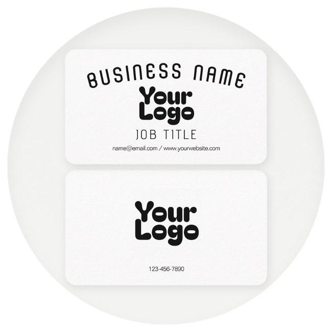 Upload Logo | Black & White (editable)