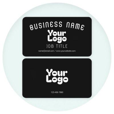 Upload Logo | Black & White (editable)
