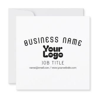 Upload Logo | White & Black (editable)