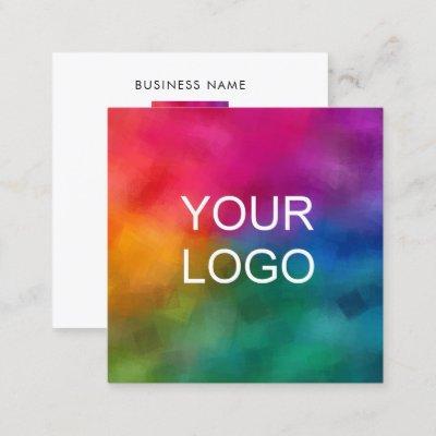 Upload Your Business Company Logo Professional Square