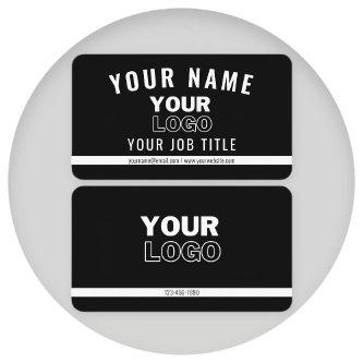 Upload Your Logo | Black & White (editable)