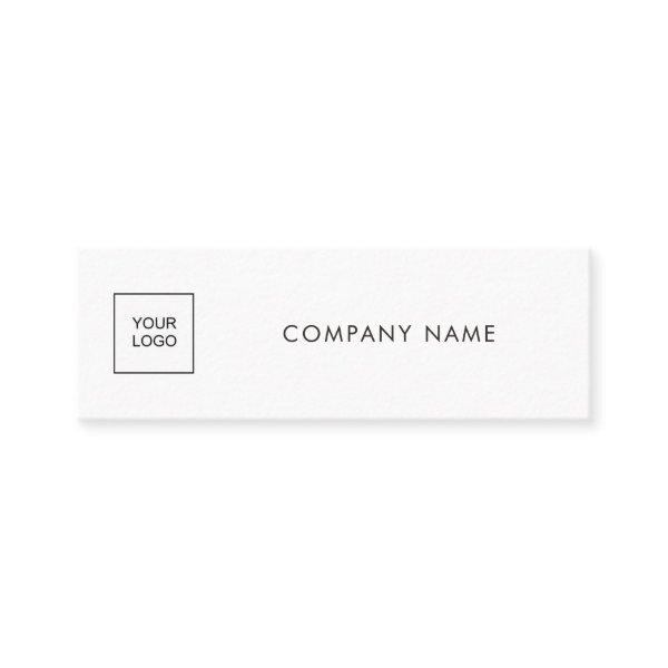 Upload Your Logo Company Modern Simple Template Mini