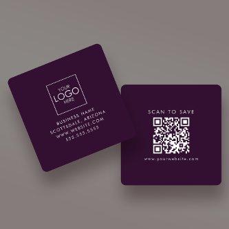 Upload Your Logo QR Code Generator Custom Modern Square