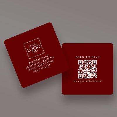 Upload Your Logo QR Code Generator Custom Modern Square