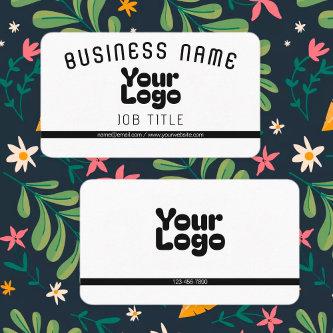 Upload Your Logo | White & Black (editable)