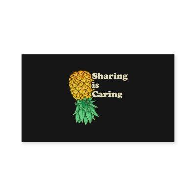 Upside Down Pineapple Sharing Caring Funny Swinger