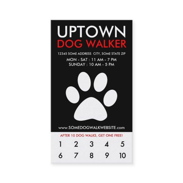 uptown dog walker loyalty