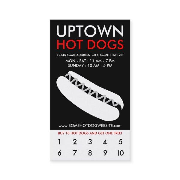 uptown hot dogs loyalty